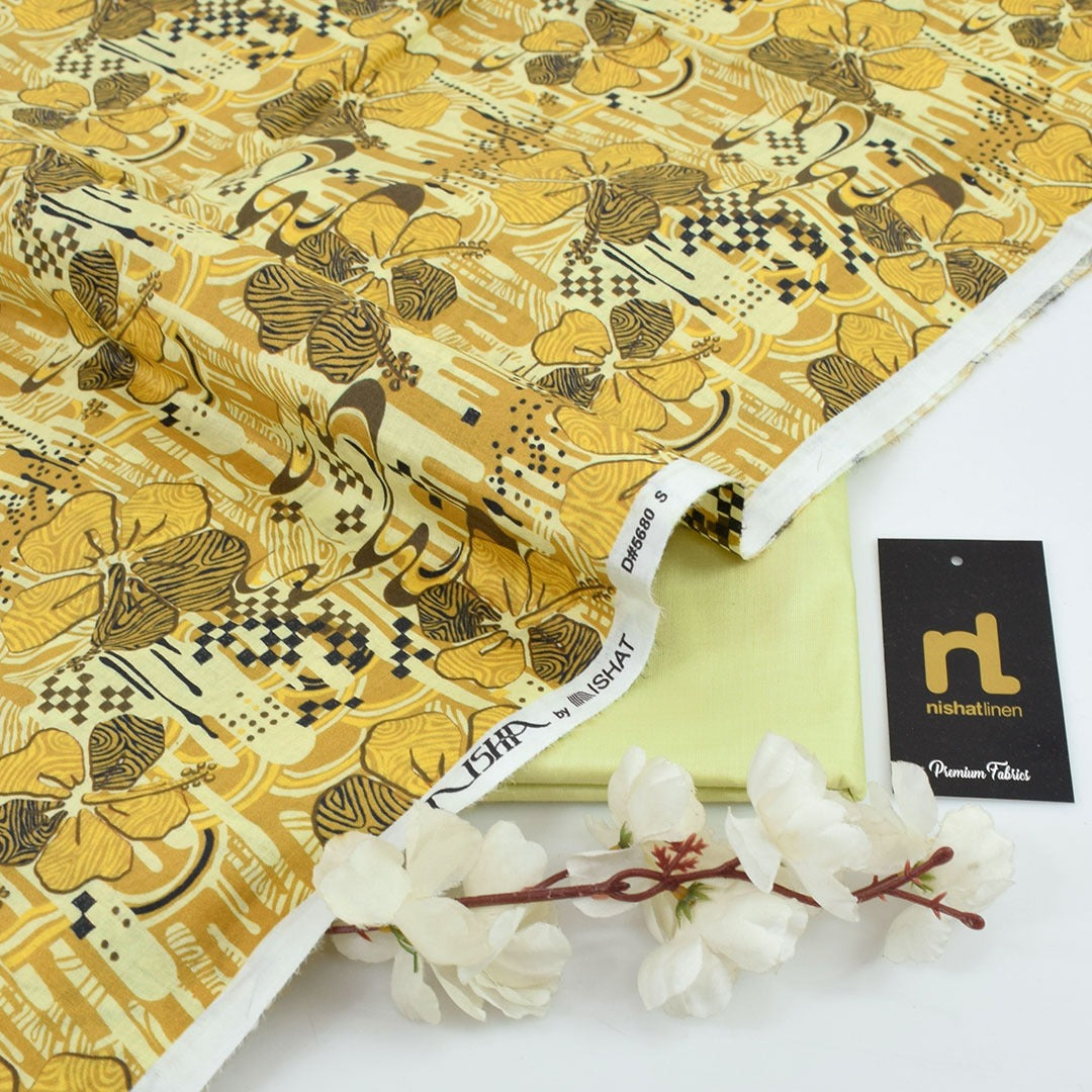 NISHAT DIGITAL 2-PIECE DYED TROUSER