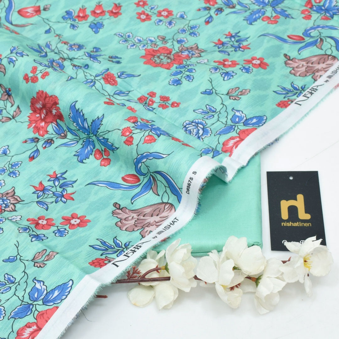 NISHAT DIGITAL 2-PIECE DYED TROUSER