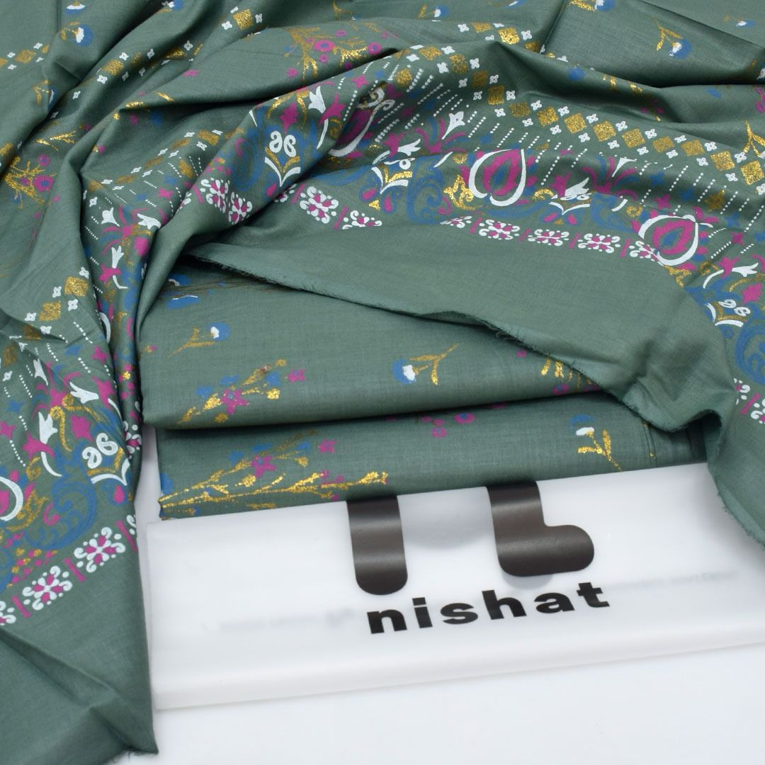 Nishat Lawn Digital Printed 3-Piece Unstiched