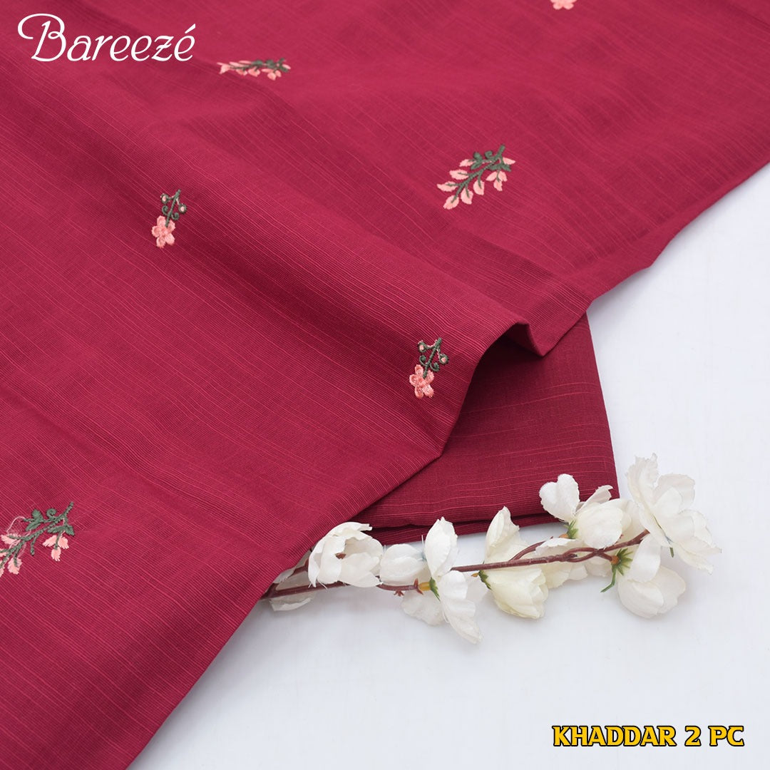Bareeze Khadder Embroided Unstiched 2-Piece