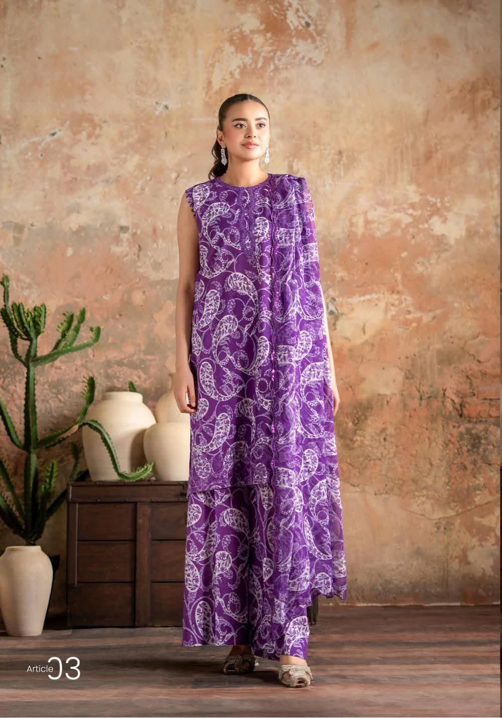 Gull Jee Lawn 3-Piece Stitched