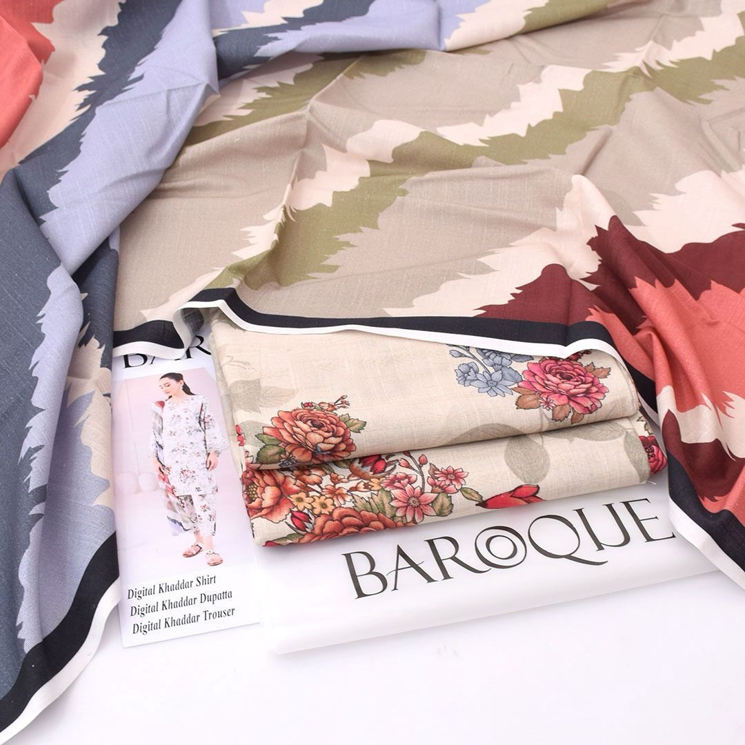 Baroque Khadder 3-Piece Unsticted