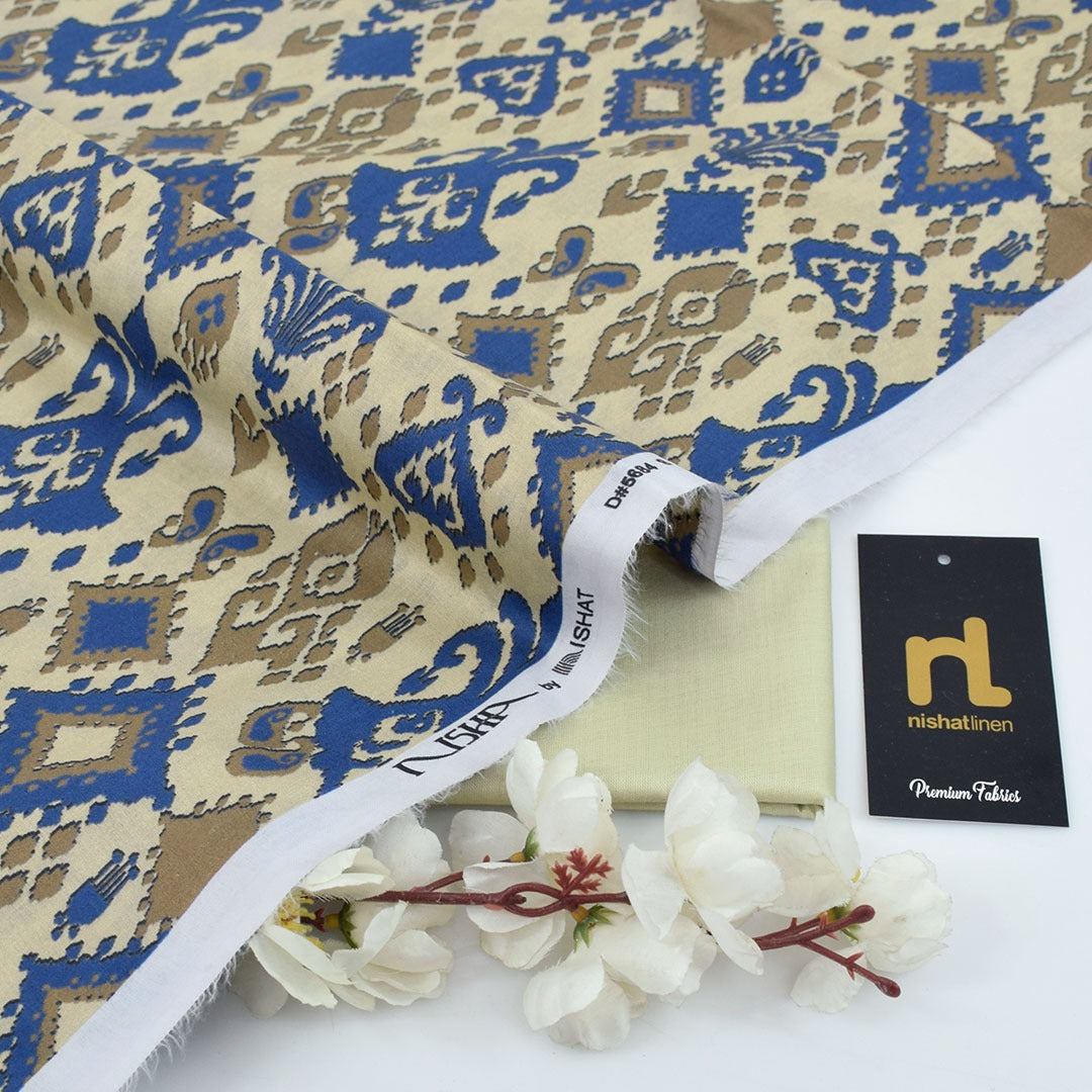 NISHAT DIGITAL 2-PIECE DYED TROUSER