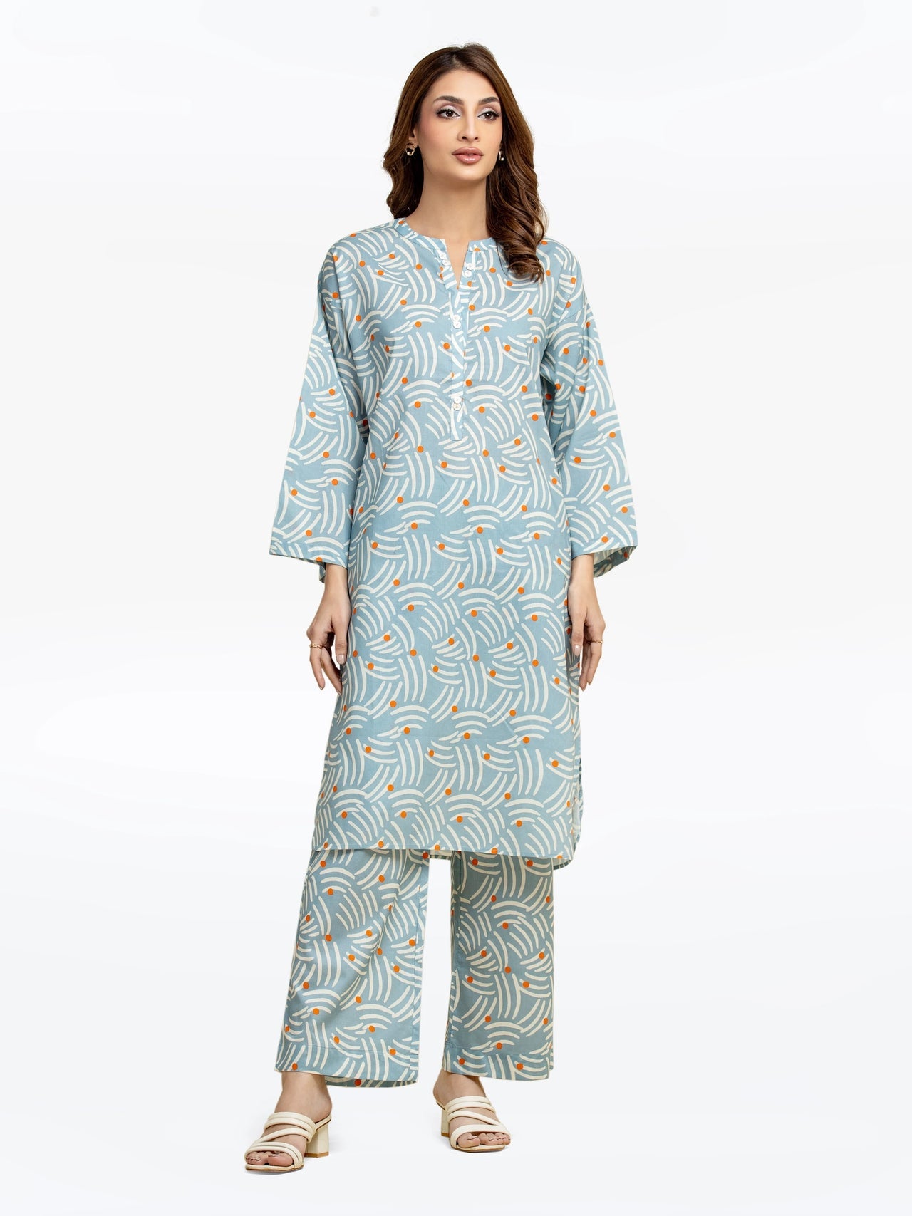 Edenrobe Printed Lawn 2-Piece Stitched