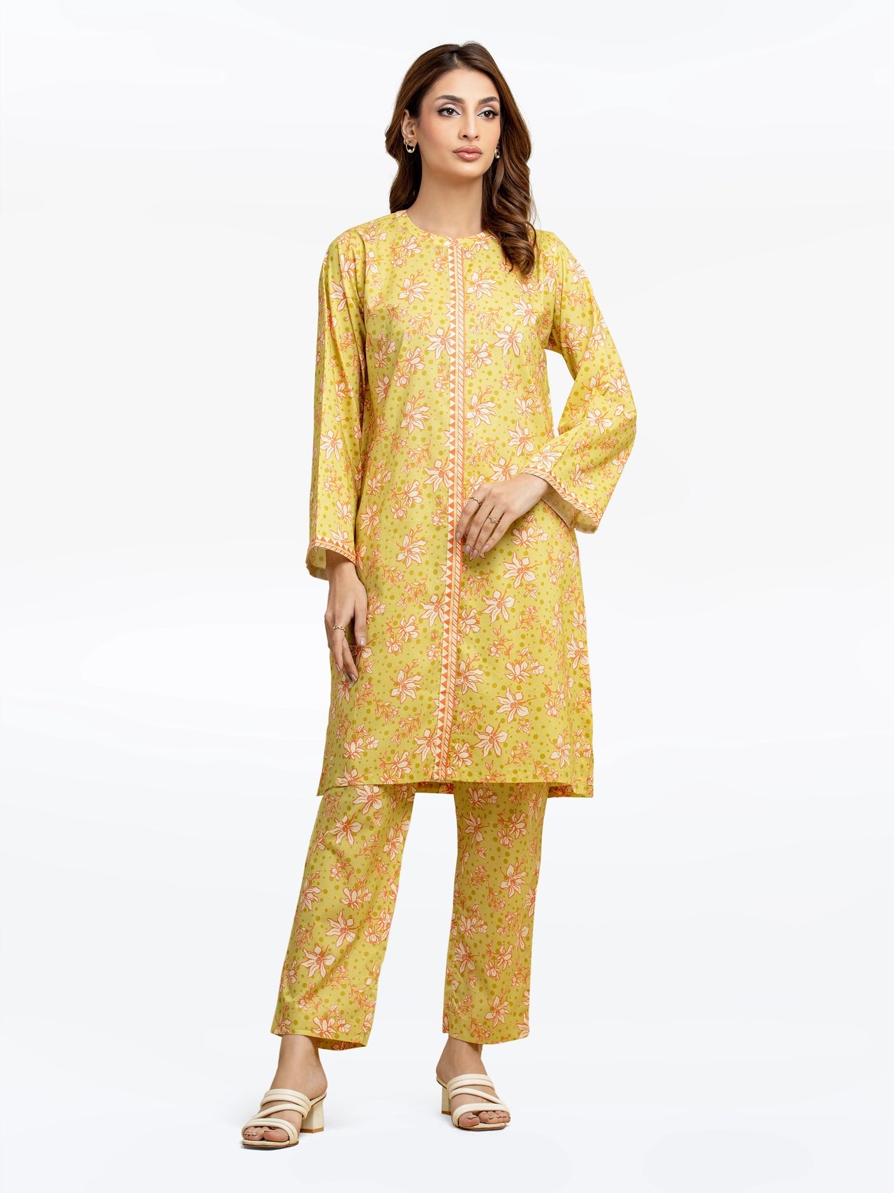 Edenrobe Printed Lawn 2-Piece Stitched