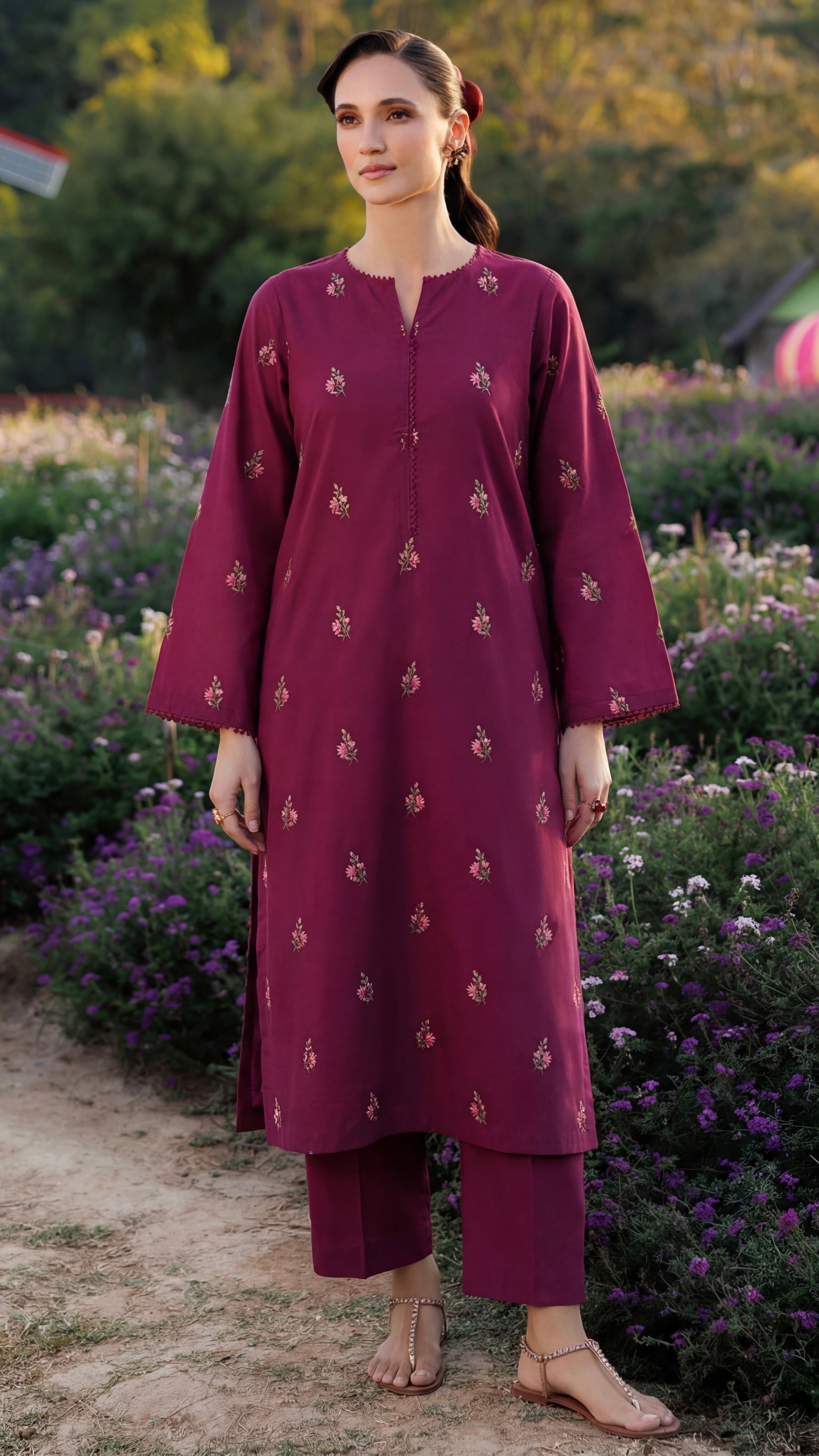 Bareeze Lawn Embroidered 2-Piece Stitched