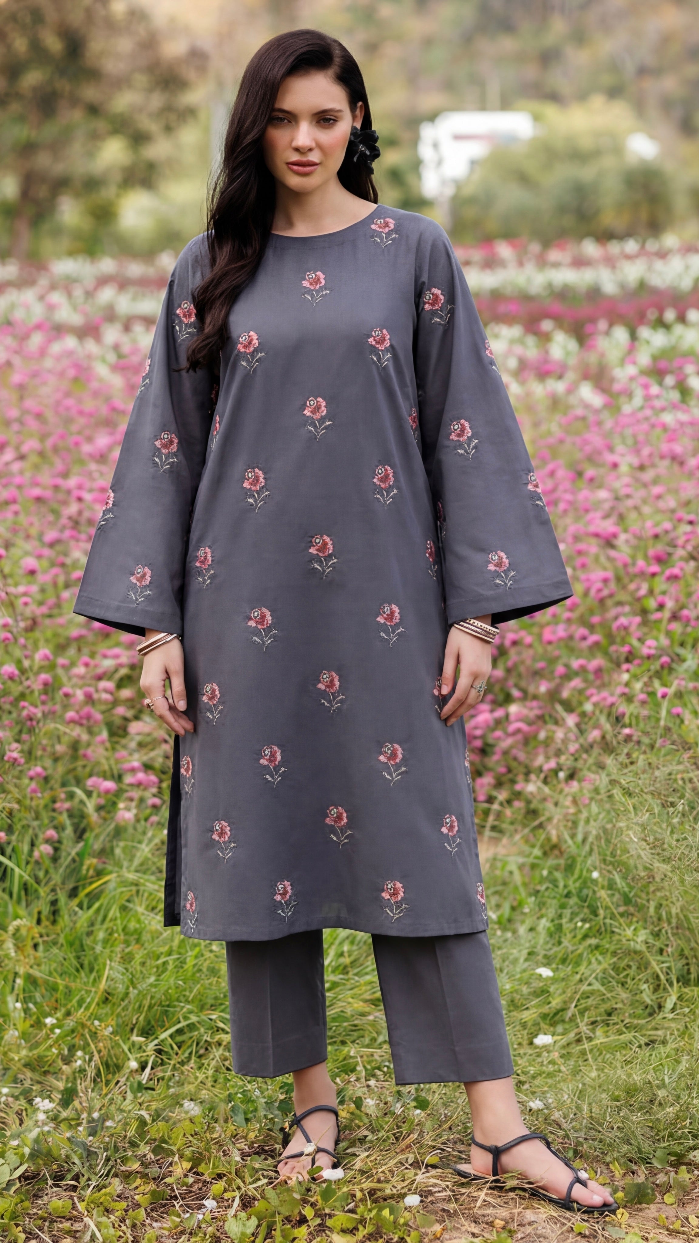 Bareeze Lawn Embroidered 2-Piece Stitched