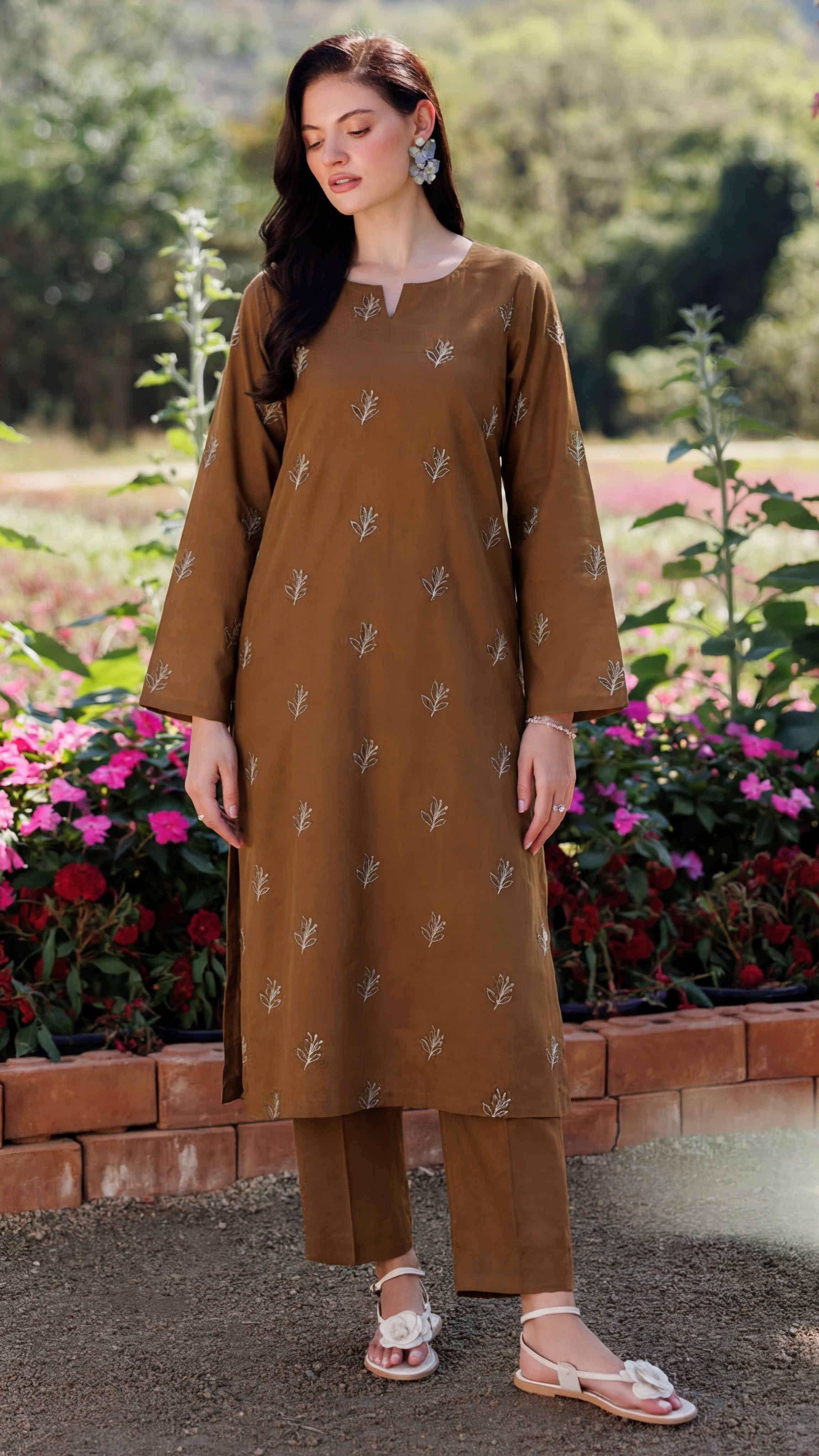 Bareeze Lawn Embroidered 2-Piece Stitched