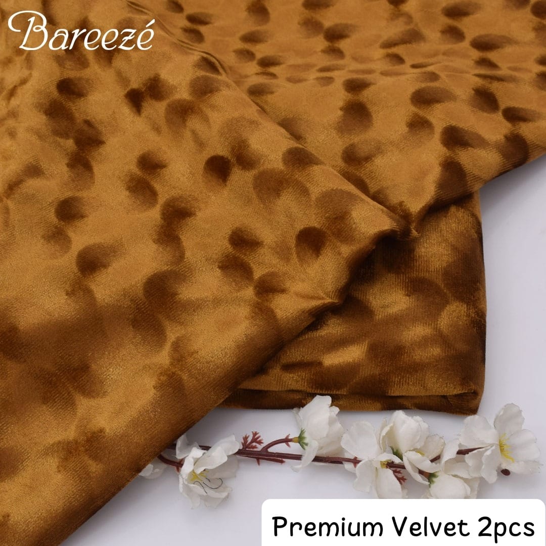 Premium Bareeze  Velvet 2-Piece Unstiched