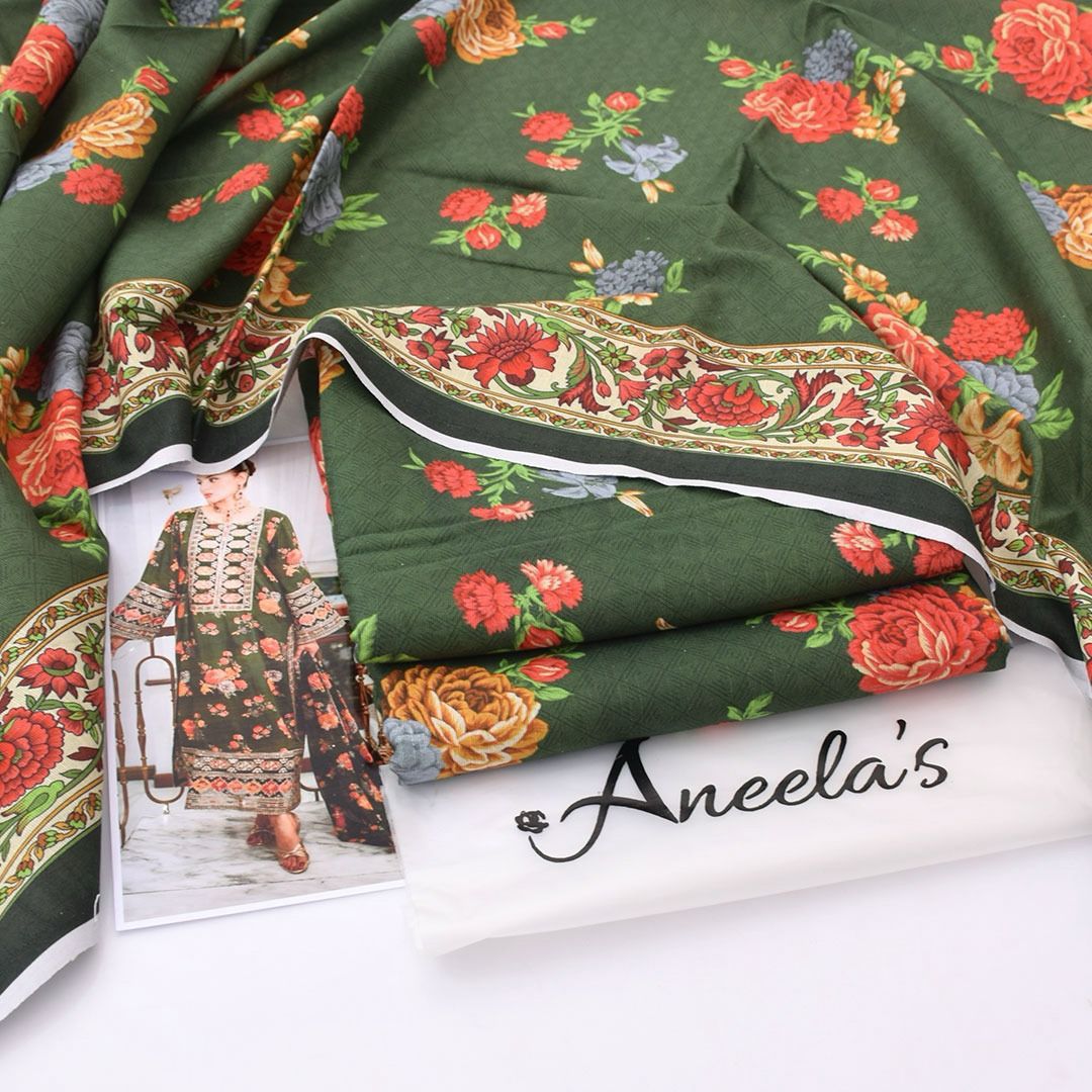 Aneela"s Khadder 3-Piece Unsticted