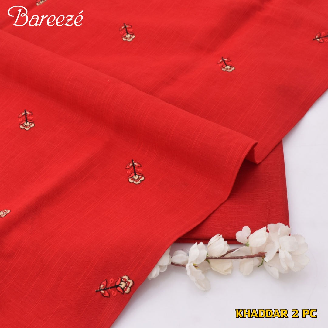 Bareeze Khadder Embroided Unstiched 2-Piece