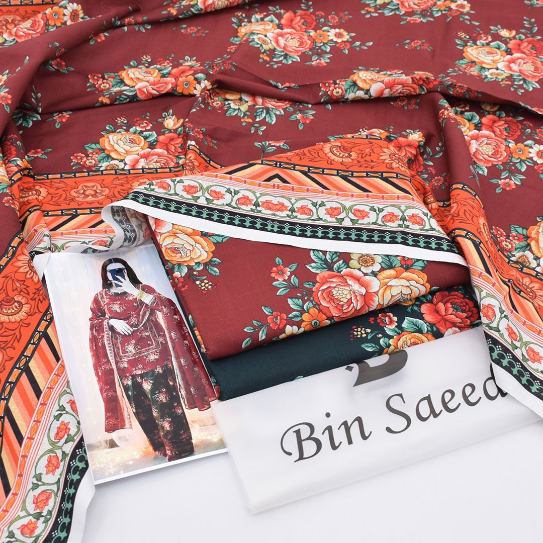 Bin Saeed Khadder 3-Piece Unstiched