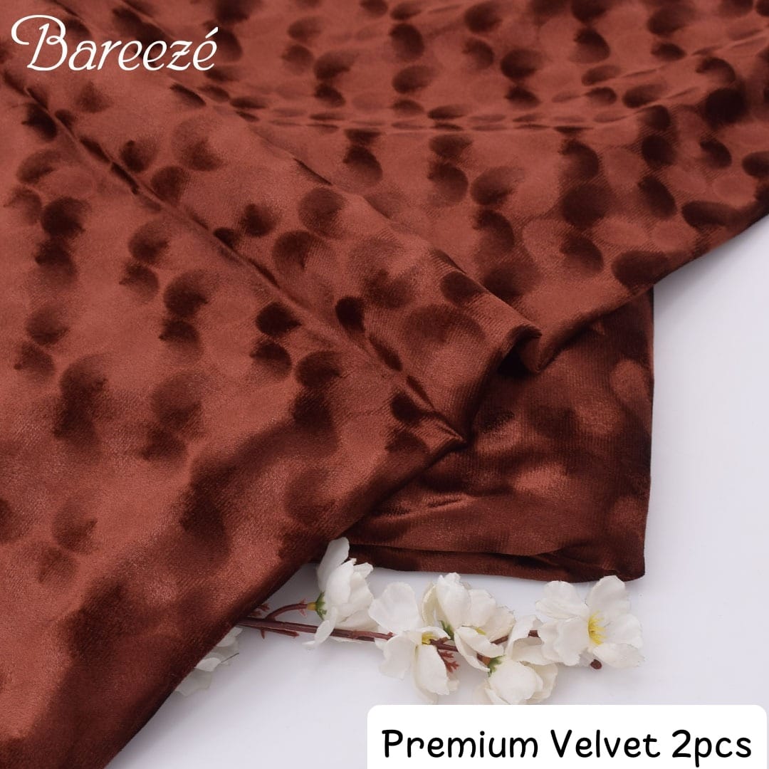 Premium Bareeze  Velvet 2-Piece Unstiched