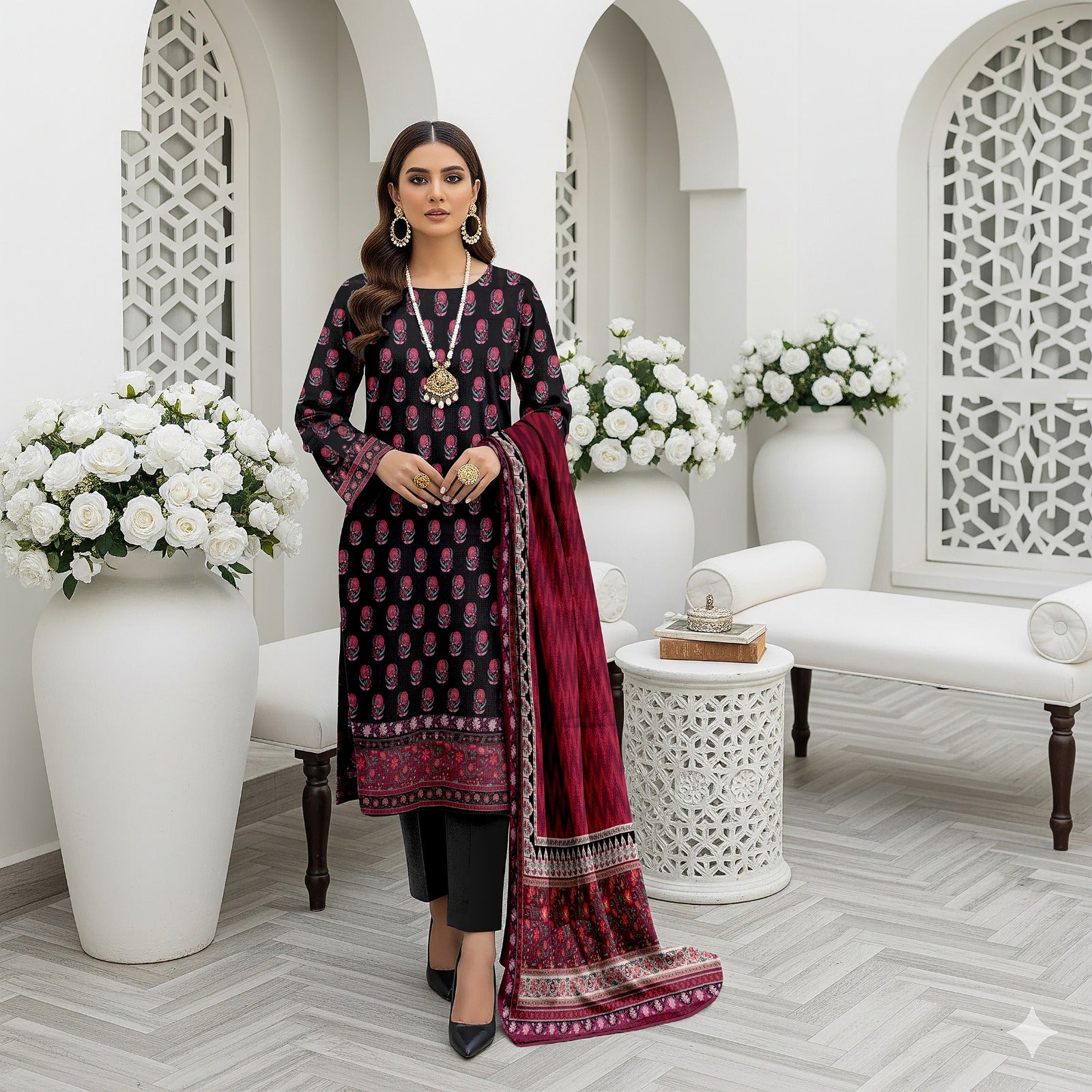 Mausummery Lawn 3-Piece Unstiched